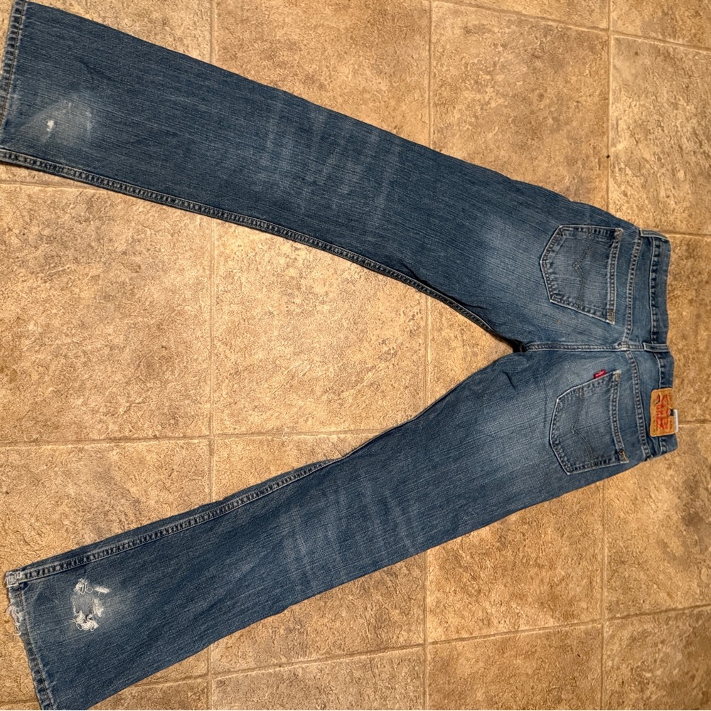 Levi's Blue Bootcut Jeans for Men